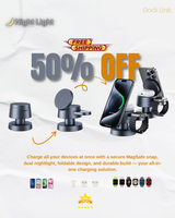 DockUnit™ 4-in-1 Magnetic Wireless Charging Station