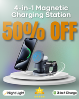 DockUnit™ 4-in-1 Magnetic Wireless Charging Station | Fast Charger
